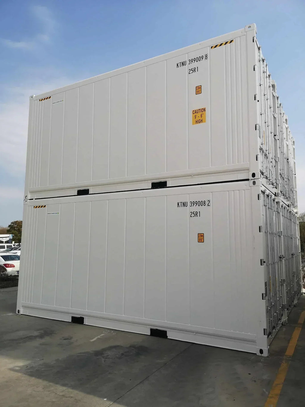 Neuer 20-Fuß-High-Cube-Kühlcontainer