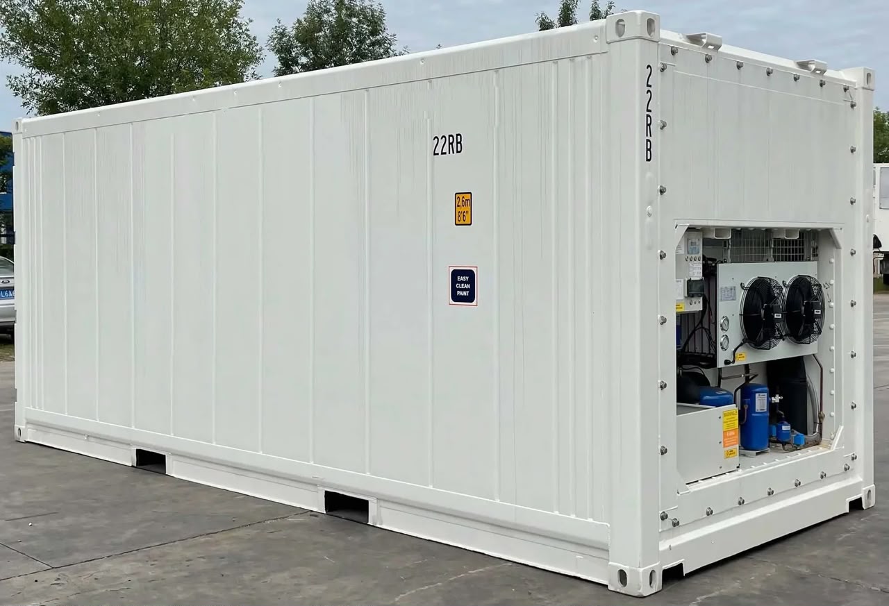 20′ Kühlcontainer (Einphasenbetrieb, stationär)
