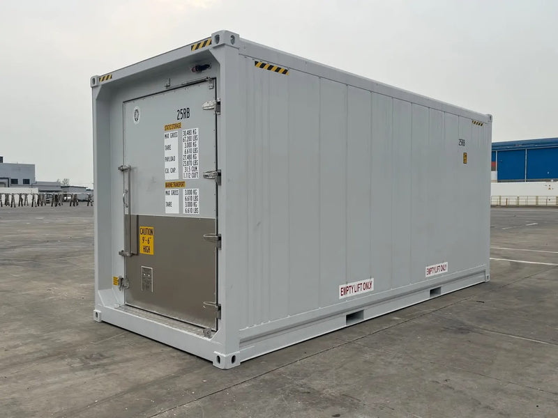 20′ High Cube Reefer Container mit versenkter Butcher-Tür