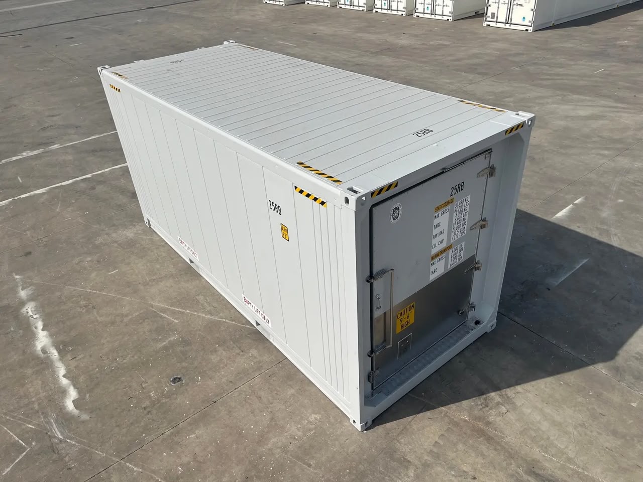 20′ High Cube Reefer Container mit versenkter Butcher-Tür