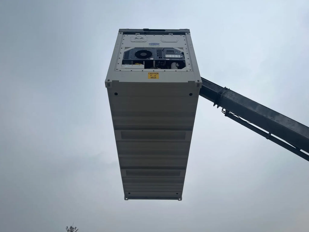 20′ High Cube Reefer Container mit versenkter Butcher-Tür