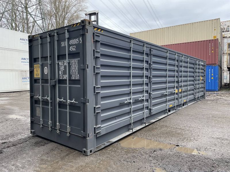 40-Fuß-High-Cube-Open-Side-Containe