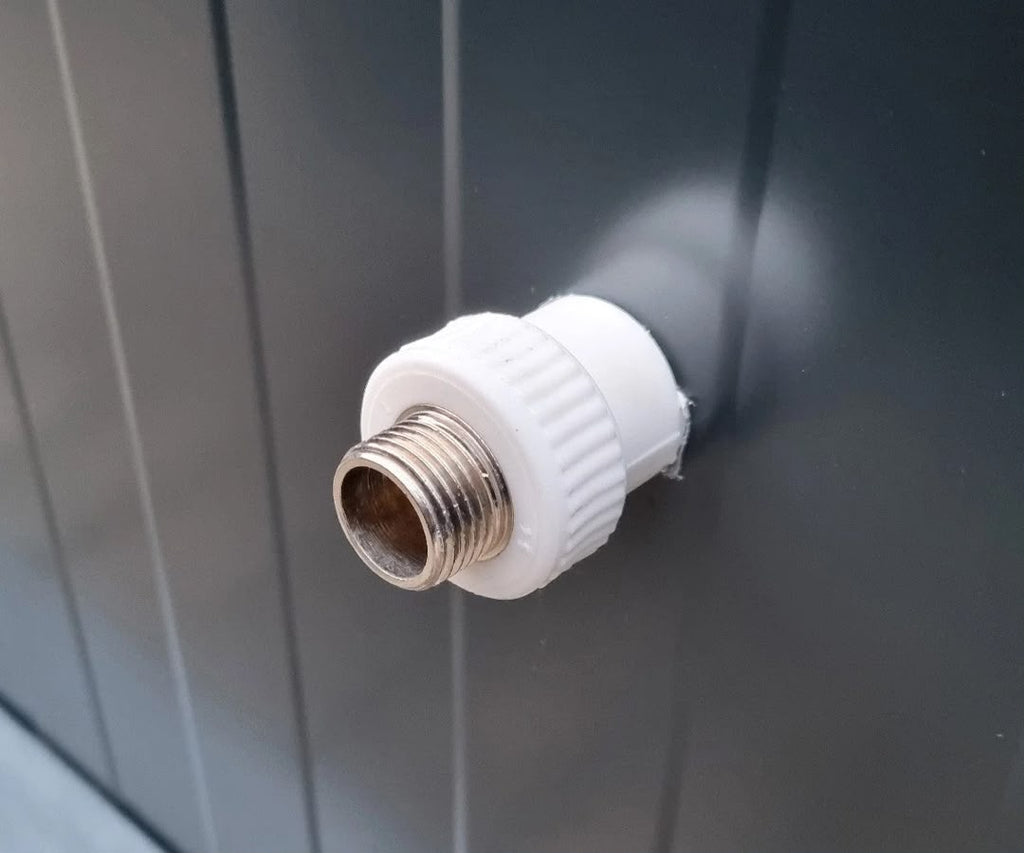 Sanitärcontainer - WC mit Waschbecken und Pissoir Anthrazit