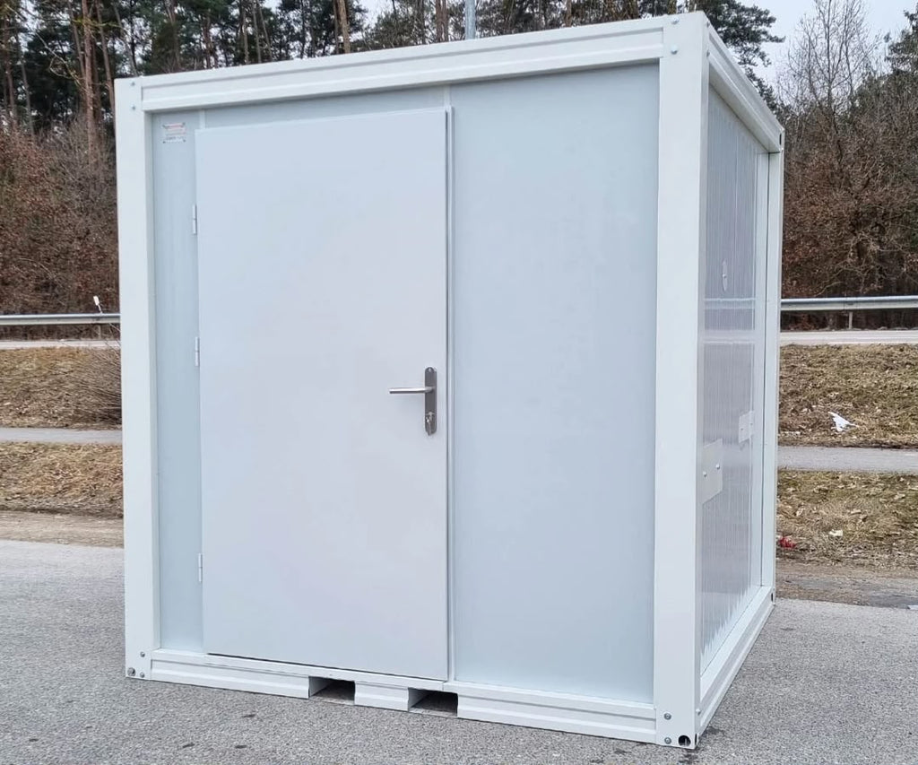 Behinderten Toilette - WC Container mit Rampe - barrierefrei