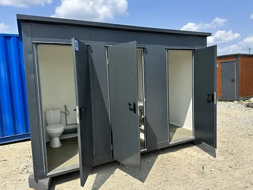 Sanitärcontainer mit 3 Kabinen (Ref: S2107)