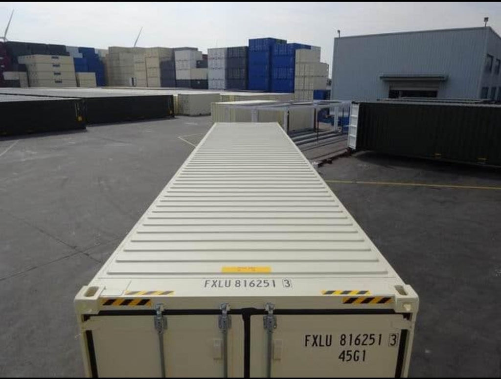 40-Fuß-HC-Seecontainer, Erstreise, Doppeltür